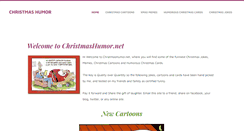 Desktop Screenshot of christmashumor.net