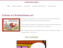 Tablet Screenshot of christmashumor.net